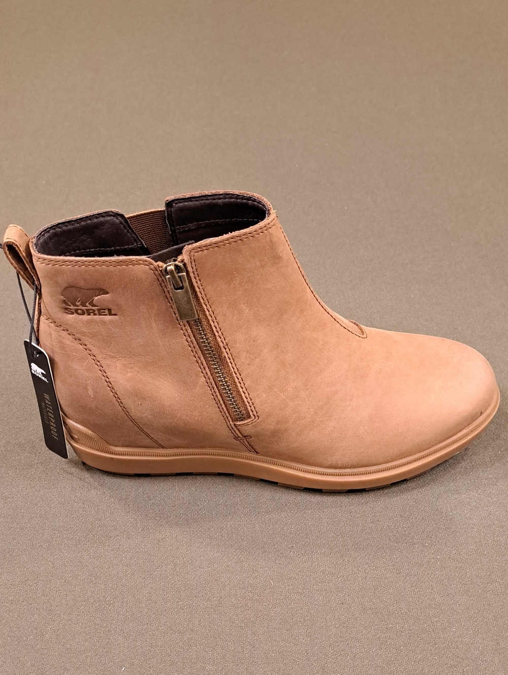 SOREL Evie II Waterproof Bootie - Color: Velvet Tan - Size: Women 10